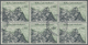 O San Marino: 1958, 500 L Black/dark Green Landscape In Block Of Six, Used, Mi 420.- - Unused Stamps