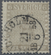 O Schweden: 1855, Reichswappen SEX(=6) Skill Bco. Graubraun, Mit Klarem Abschlag "STOCKHOLM | 21 6 1858", "echt - Unused Stamps