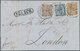 Br Schweden: 1869, 12 ö. Blue, 30 ö. Brown And 3 ö. Brown, Fresh Colours And Well Perforated, On Cover From "Stoc - Unused Stamps