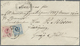 Br Schweden: 1872, Ringtype 14, 50 ö. Rose, Small Corner Tooth And 12 ö. Blue Tied By Cds. "LUND 2.5.1875" To Ins - Neufs