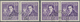 O Schweden: 1939, 10 Ö Violet In Two Pairs Used, Four-sided Perf/right Imperf And Left Imperf/right Four-sided P - Neufs