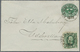GA Schweden - Ganzsachen: 1890, 5 (FEM) ö. Postal Stationery Envelope With Watermark 1 Y And Additional Franking - Postal Stationery