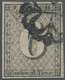 O Schweiz - Zürich: 1846 Zürich 6 Rp. Mit Waag. Unterdrucklinien, Type III, 98. Marke Des Bogens Mit Deutlicher - 1843-1852 Timbres Cantonaux Et  Fédéraux