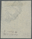 O Schweiz - Zürich: 1846 Zürich 6 Rp. Mit Waag. Unterdrucklinien, Type III, 98. Marke Des Bogens Mit Deutlicher - 1843-1852 Timbres Cantonaux Et  Fédéraux