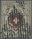 O Schweiz: 1850 Ortspost 2½ Rp. Tiefschwarz/bräunlichrot, Type 15, Sehr Sauber Entwertet Mit Schwarzer Eidg. Rau - Unused Stamps