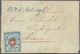 Br Schweiz: 1850 Rayon I 5 Rp. Hellblau/rot, Type 26, Stein B2-RU, Mit Ca. 6/12 Kreuzeinfassung, Entwertet Mit (v - Unused Stamps