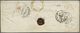 Br Schweiz: 1857. Umschlag (Flecken Und Risse) Nach England Mit Sitzende Helvetia Yvert 28, 10 Rp Rose Und Yvert - Unused Stamps