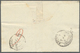 Br Schweiz: 1858/1861, 5 Rappen Braun Als Einzelfrankatur Mit Klarem L1 "SCANFS" Entwertet Auf Kpl. Faltbrief Nac - Unused Stamps