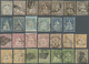 O Schweiz: 1854-1862 STRUBEL: Partie Mit 27 Gestempelten Marken Aller Wertstufen Aus Verschiedenen Druckperioden - Unused Stamps