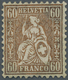 (*) Schweiz: 60 Rp. Kupferbronze (SBK 35), Ungebraucht Mit Gummiresten - Unused Stamps