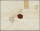 Br Schweiz: 1869. Briefumschlag (waagerechter Und Senkrechter Bug) Von Genf (3 Mars 69) Nach Marseille Mit Schwar - Unused Stamps