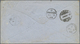 Br Schweiz: 1868, LÄNDER-MISCHFRANKATUR SCHWEIZ-GROSSBRITANIEN: 50 Rp. Dunkelpurpurlila Auf Couvert (rechts Randk - Unused Stamps