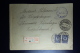 Russia: Registered Cover Moscou 1917 To Copenhagen Censor Cancel   Pair Mi 69 - Briefe U. Dokumente