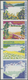 ** Schweiz - Automatenmarken: 1996, Schweizer Landschaften In Den Vier Jahreszeiten, Senkrechter Zusammendruck Mi - Automatic Stamps