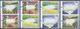 ** Schweiz - Automatenmarken: 1996, Schweizer Landschaften In Den Vier Jahreszeiten, Vier Verschiedene Senkrechte - Timbres D'automates