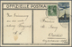 Br Schweiz - Halbamtliche Flugmarken: 1913 AARAU 50 C. Zusammen Mit Tell 5 C. Auf Offizieller Karte, Entwertet Mi - Used Stamps