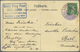 Br Schweiz - Halbamtliche Flugmarken: 1913, Flugtag Biel 8.6., Offizielle Karte Nr. 3 Mit Blauem Cachet "Erste Fl - Oblitérés
