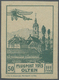 (*) Schweiz - Halbamtliche Flugmarken: 1913 Probedruck Der Für OLTEN Vorgesehenen Marke In BLAUGRÜN, Ungezähnt Auf - Oblitérés