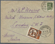 Br Sowjetunion: 1924, Air Mail Vignette With 20 K. Both  Tied "LENINGRAD 3 8 24" To Cover To London, Amateurs Ite - Lettres & Documents
