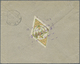 Br Sowjetunion: 1924, Nicht Ausgegebene Flugpostmarken Mit Aufdruck In Goldwährung Auf R-Brief Ab Kiew Nach Budap - Lettres & Documents