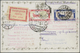 Sowjetunion: 1927, Flugpostkonferenz 10 K Und 15 K. Auf Luftpostkarte Von Moskau Nach Danzig, 10 K. Mit ABART - Lettres & Documents
