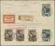 Br/ Sowjetunion: 1929,registered Letter Via Airmail Franked With 5 Stamps Pioneer Convention Sent From LENINGRAD 1 - Lettres & Documents