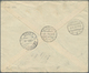 Br/ Sowjetunion: 1929,registered Letter Via Airmail Franked With 5 Stamps Pioneer Convention Sent From LENINGRAD 1 - Covers & Documents