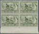 ** Sowjetunion: 1933, People's Of The USSR, 30kop. Green "Crimean Tatars", MARGINAL BLOCK OF FOUR, Unmounted Mint - Lettres & Documents