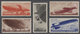 * Sowjetunion: 1934, Luftschiffbau, Kpl. Satz Teils Mit Stehendem, Teils Mit Liegenden Wasserzeichen Mit Attest - Covers & Documents