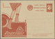Delcampe - GA Sowjetunion - Ganzsachen: 1930, Vier Verschiedene Bild-Ganzsachen-Karten Zu 7 Kop Mit Russischen Inschriften: - Unclassified