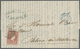 Br Spanien: 1858 (1. Set) Charleston A Palma De Mallorca. 4 Cuartos Mat. Parilla. En El Frente Fechador Y Marca D - Used Stamps