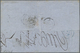 Br Spanien: 1865, 12 Cs Blau/rosa Im Breitrandig Ungezähnten Paar Dabei Rechte Marke Mit Abart: Kopfstehende Rahm - Oblitérés
