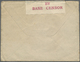 Br Spanische Post In Marokko: 1917. Censored Envelope Addressed To The 'Royal Horse Artillery, Lntelligence Corps - Spanish Morocco