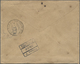 Br Tschechoslowakei: 1933, Airmail 4 K. (2) Tied "KARLSBAD K V 27 XI.33" To Air Mail Cover To Singapore, On Rever - Covers & Documents