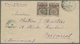 Br Türkei: 1879, Letter From Turkey, With Blue, Very Weak Postmark, Franked With 20 Para Large Halfmoon, Sent To - Covers & Documents