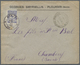 Br Türkei: 1903. Envelope Written From Ploumari, Metelin Bearing Turkey Yvert 101, 1p Blue Tied By Bilingual Pelm - Lettres & Documents