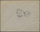 Br Türkei: 1903. Envelope Written From Ploumari, Metelin Bearing Turkey Yvert 101, 1p Blue Tied By Bilingual Pelm - Lettres & Documents