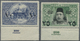 * Türkei: 1915, Overprints 10 Pia. On 100 Pia. And 25 Pia. On 200 Pia., Two Lower Marginal Copies With Margin Im - Lettres & Documents