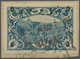 Brrst Türkei: 1922, 5pi. On 2pa. Greenish Blue With Brick-red Typographed Overprint "Tayyare Postasi Hatirasi Antaly - Covers & Documents