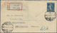 Br Türkei - Alexandrette: 1921, Two French Syria Covers, One Registered To New Zealand, Ottoman Registration Labe - Lettres & Documents