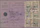 Br Türkei - Cilicien: 1919, Parcel Card Franked With Six Stamps On Front, One With Corner Crease And Block Of Eig - 1920-21 Anatolia