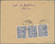 Br Türkei - Cilicien: 1919, French Occupation, Businessletter Franked With Three Pieces 80 Para On Front And Thre - 1920-21 Anatolia