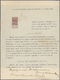 Br Ukraine - Besonderheiten: 1918 Fiscal Document Bearing A Russian Duty Stamp 2r. (small Corner Defect) Tied By - Ukraine