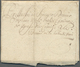 Br Ungarn - Vorphilatelie: 1708, Faltbrief Aus Der Zeit Des "Rakoczy-Freiheitskampfes" Mit Unterschrift Von Nikol - ...-1867 Préphilatélie