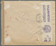 Br Ungarn: 1943, Zwei Buntfrankierte (Express)Luftpost-Briefe Von Budapest Nach Gent, Belgien, Dabei 1x OKW Zensu - Lettres & Documents