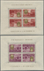 Delcampe - ** Ungarn: 1947, 8 F To 70 F Roosevelt In Eight Tete-beche Blocks (each Two Pairs) - Lettres & Documents