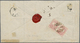 Br Ungarn - Stempel: "PEST LH 1.3." (=Country House), Clear On Austria Issue 1864 5 Kr. Rose On Small Cover (tear - Marcophilie