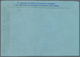 GA Vatikan - Ganzsachen: 1951, Aerogramme Of The Vatican L. 80 "AEROGRAMMA" Brown, Unused. Unlisted Variety: Shif - Entiers Postaux