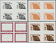 ** Vereinte Nationen - Genf: 1971. Progressive Proof (4 Phases) In Blocks Of 4 For The Issue "Intl. Refugee Relie - Unused Stamps