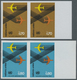 ** Vereinte Nationen - Genf: 1978. Complete Imperforate Set "ICAO: Safety In The Air" In Horizontal Pairs Showing - Nuovi